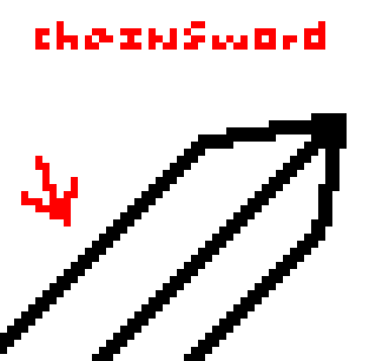 [2843cd] ye just look up chainsword and combine it with a medieval great sword.