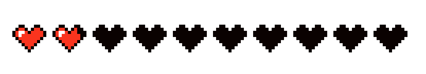 [98ab27] Minecraft health bar. 
