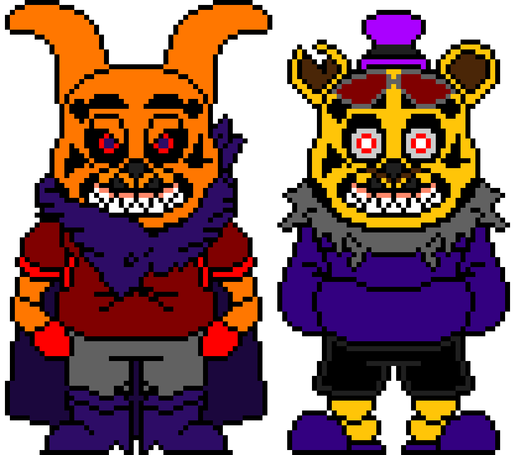 PeterPlay19 and his friend in FNaF 4