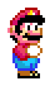 [9664c4] 16-Bit Mario looking around