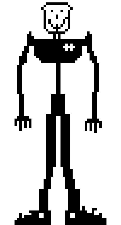 [be8ddf] Old Horrortale Papyrus sprite