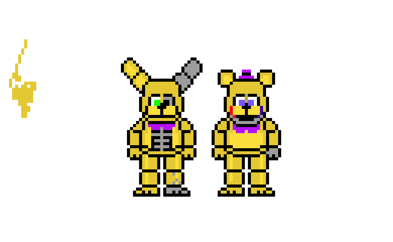 [8e23a1] Withered fredbear and springbonnie