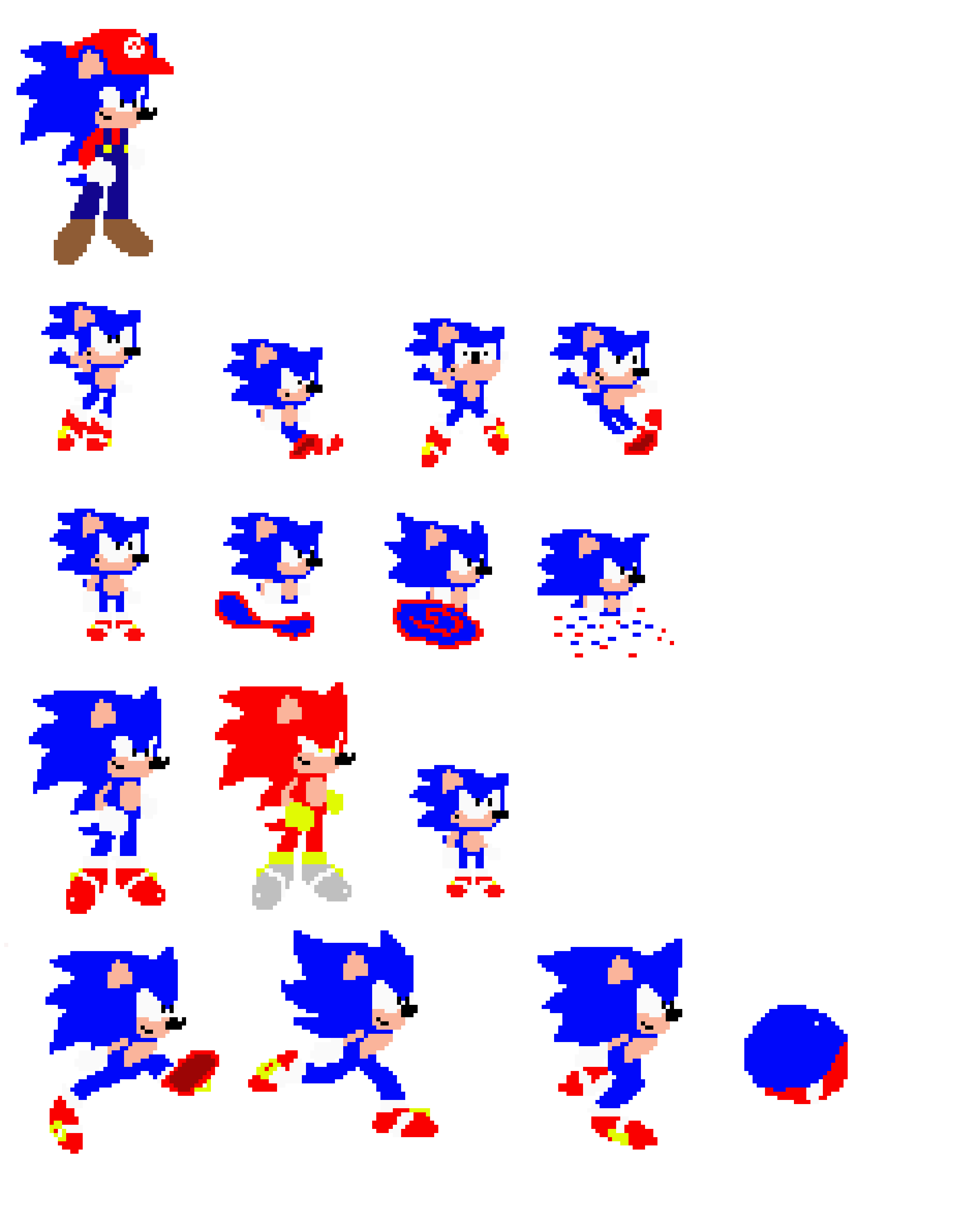 [6da503]  Wip Mario Sonic Sprites
