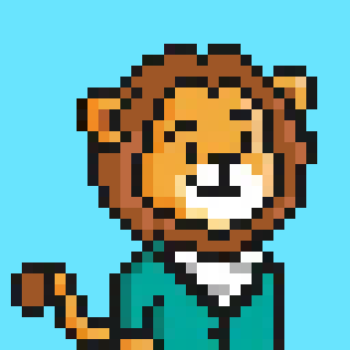 [06d42e] Pixel Lion