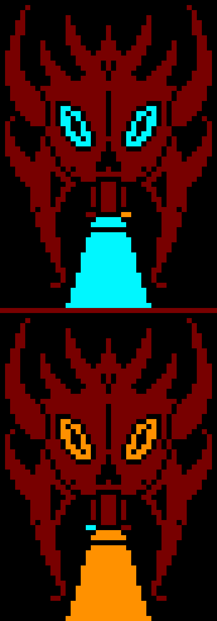[33e8c0] *The word revert appear on Chara's vision and sorrow use the attack again*