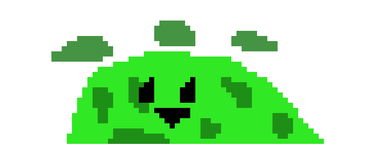 [6cc9a7] Base green slime (no borders)