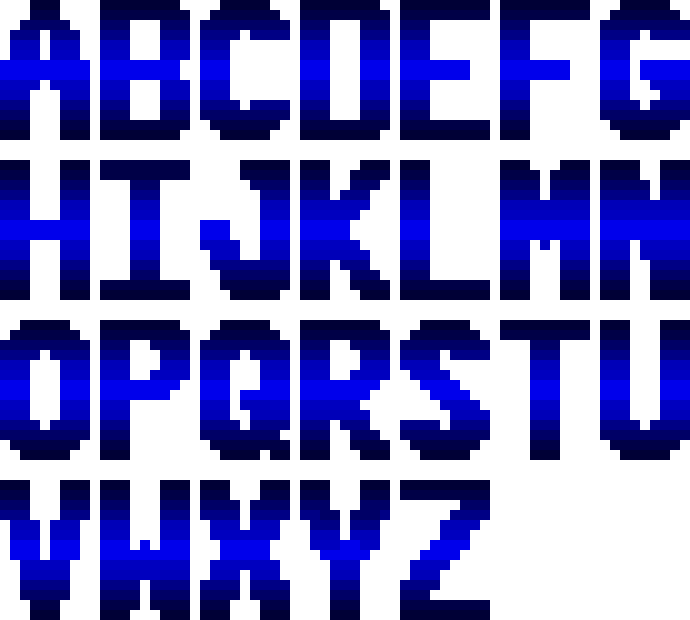 [7c504d] Letter Font Bold