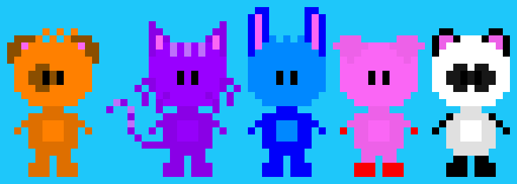 [3f845c] kitty sue & her friends of cute & tiny world