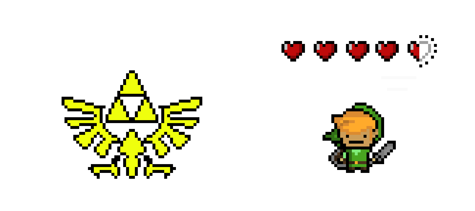 [9664c4] Zelda Pixel Art