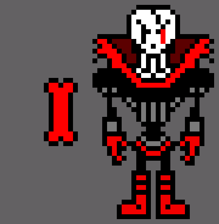 [9664c4] tales of the bad time papyrus sprite