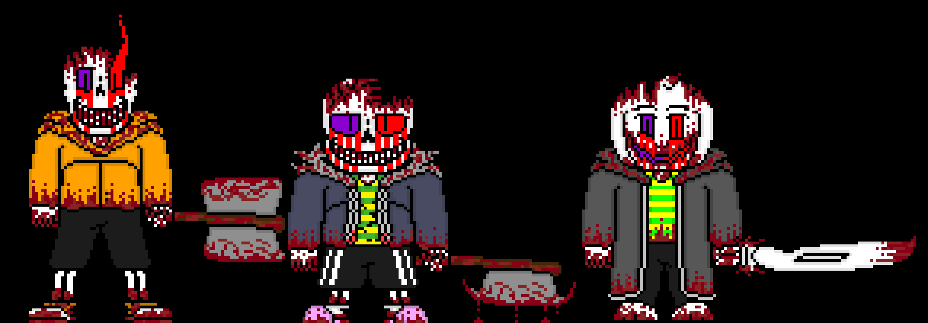 [e8cb42] Terror! Bad Time Trio.....? (this totally isnt because i cant draw humans or anything of the sorts)