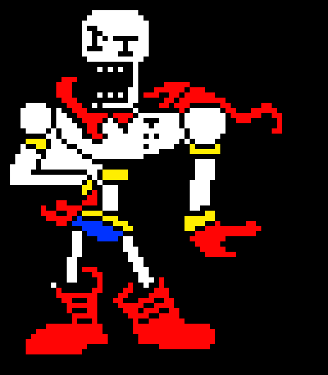 [b9de0d] papyrus looks sexy (im being sarcastic) - withered bonnie