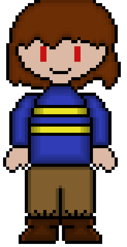 [78a5cd] *Who is making Frisk sad?*}SE!Chara