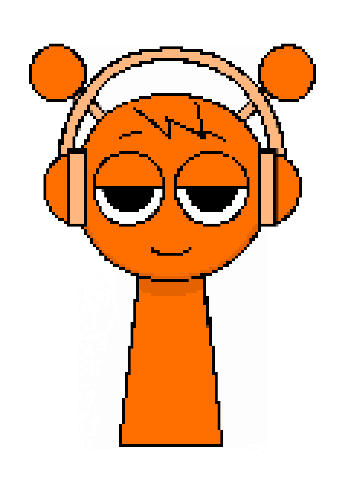 [e7d875] Sprunki Orange px