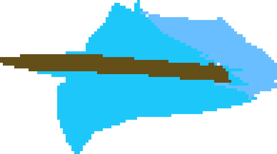 [47157f] Blue leaf