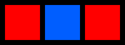 [4a3c80] one red one blue one red