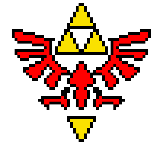 [9664c4] Hylian Shield Part 1 (Crest)