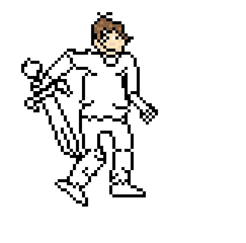 [9664c4] Swordsman in pixels