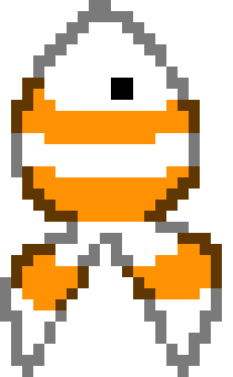 [a6be25] White orange fish