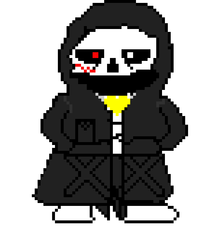 [9664c4] Cross sans in a cloak