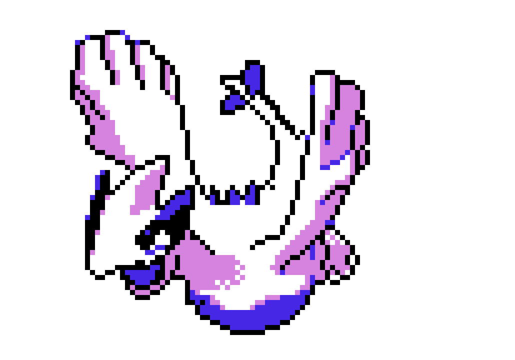 [9664c4] Lugia Pixel Art