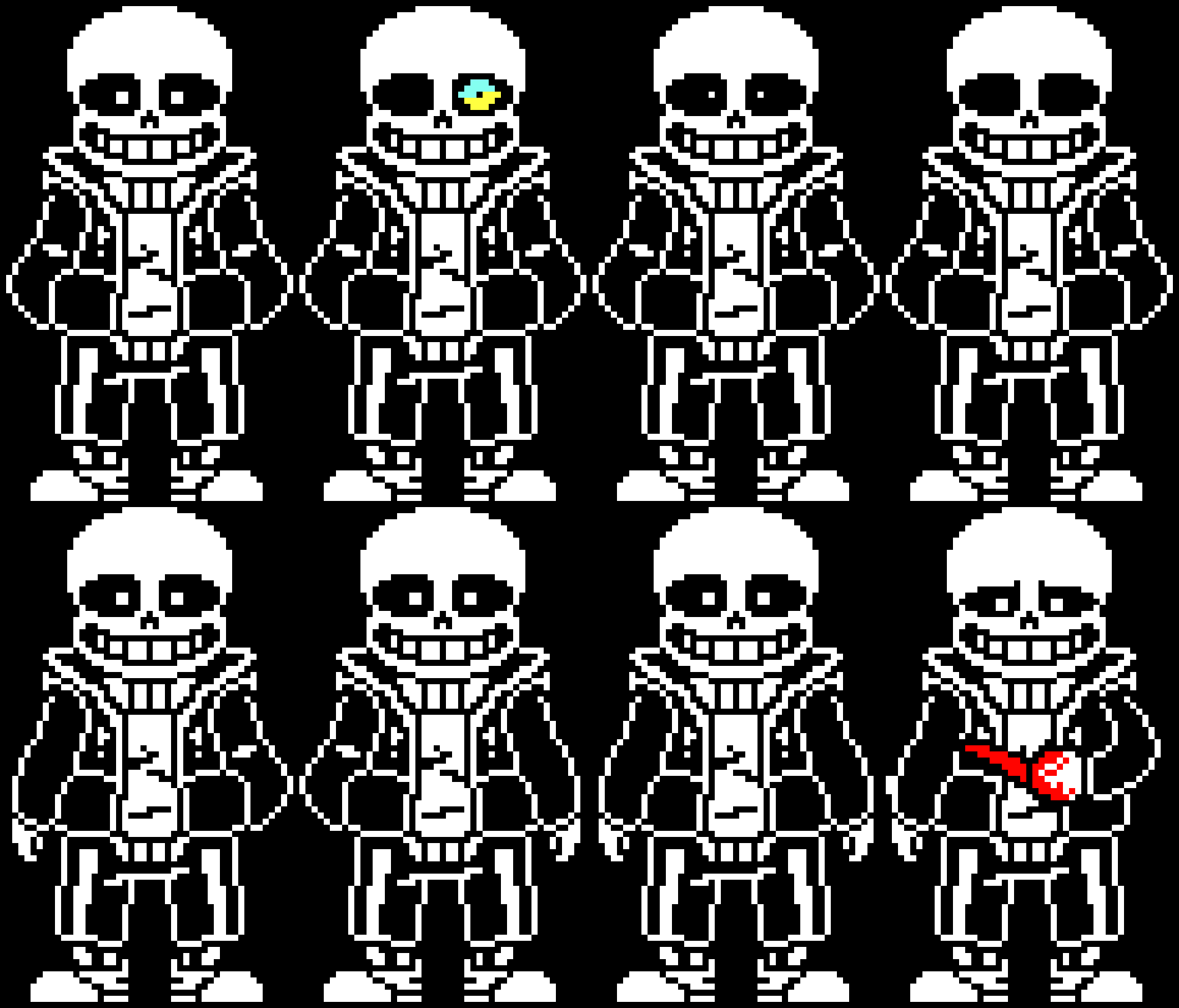 Classic Sans Sprite Sheet (Derpy's Take v2)