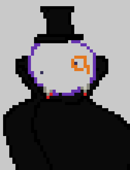 [7b21fc] i'm just thinkin' it be more fitting for a darker color, or at least one more resembling my own -Demented