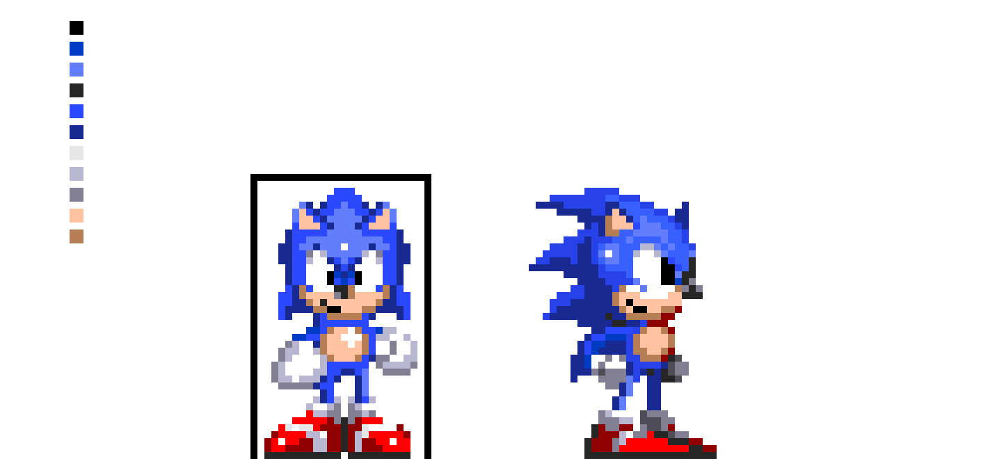 Sonic Movie 2020 Blue Arms Sprite