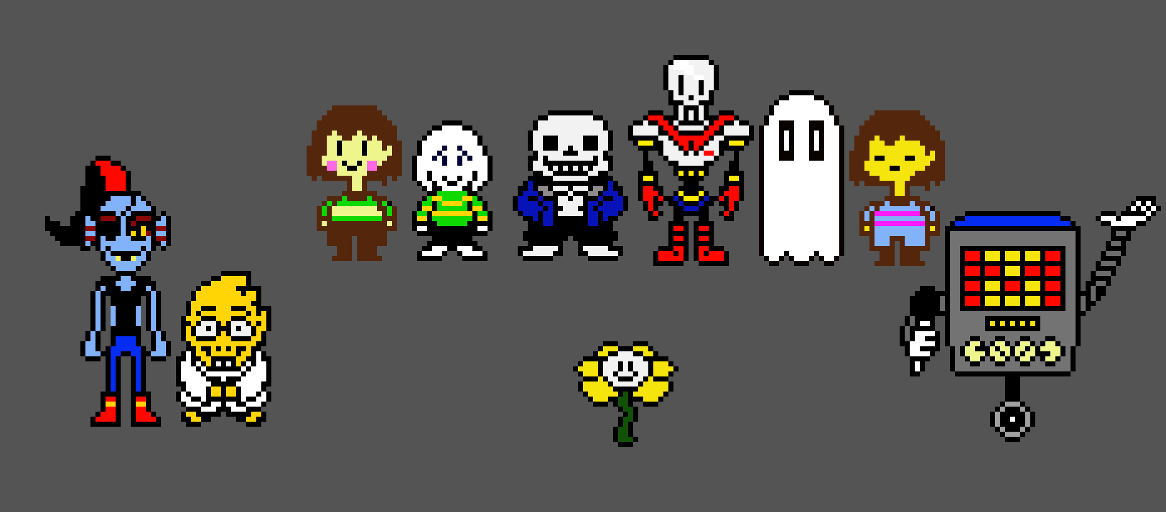 UNDERTALE PIXEL ART USE IT FOR ALL YOUR UNDERTALE NEEDS FREE FOR EDITING THIS AD IS SPONCERD BY MTT PRODUCTS GOODBYE