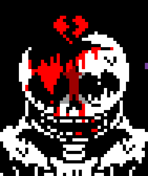 [7ce906] Another fanon.. *(He shoots a sharp bone at them, not killing them instantly but painfully.) -HorrorTale Sans