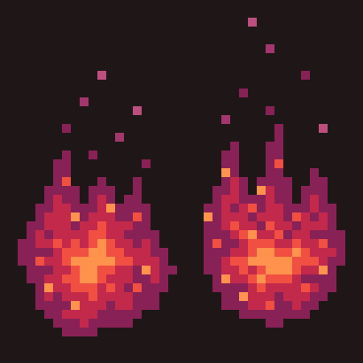 [95be89] [[Ok question... Which fireball, looks better left, or right?...]]