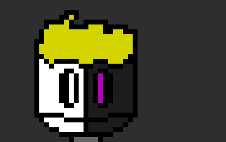 [812b32] *fixes self and wipes blood off* Bye! *teleports to the latex monster* THE HEC - Molten the Robot!