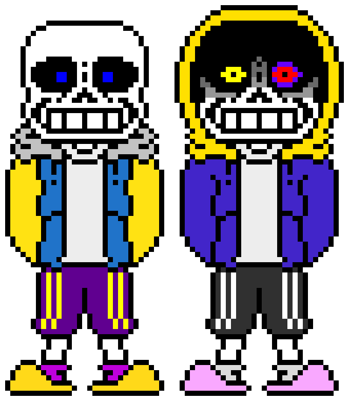 [d6b045] StrangeSwap Stare Sans and Swordtale Sans