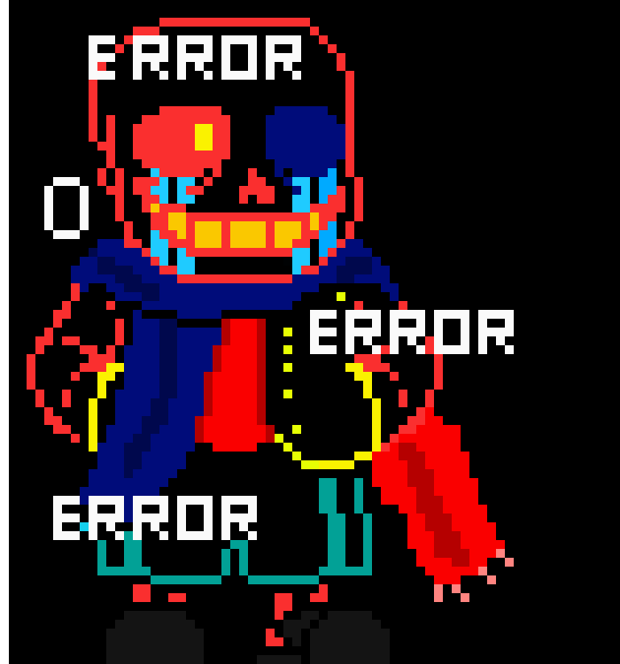 [49cd9d] *the bones go through error and uses the gaster hands to protect inky*