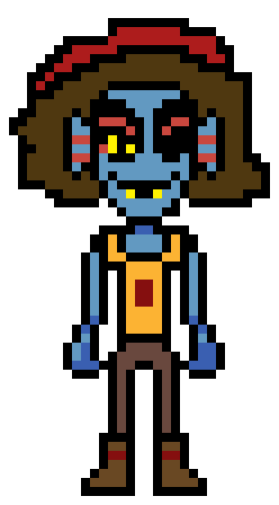 [faec4e] Undyne Overworld Sprite