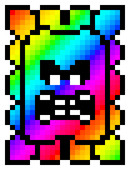 Rainbow thwomp