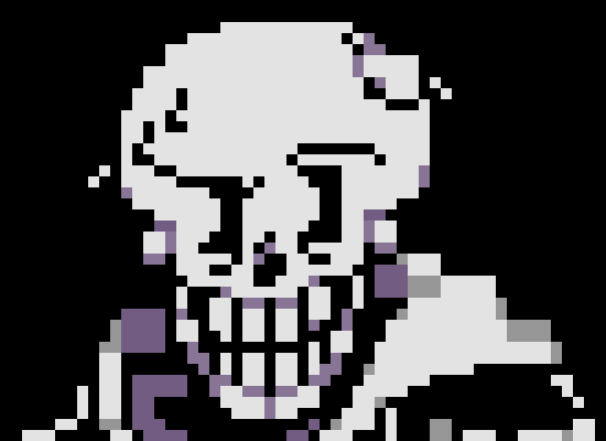 [2fbf6b] ``SANS!`` * Papyrus appears * ``WHAT ARE YOU DOING ?``