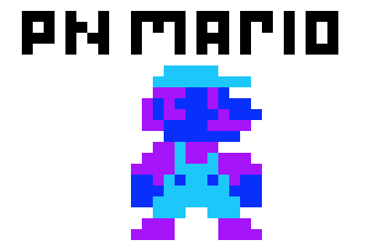 photo negative Mario