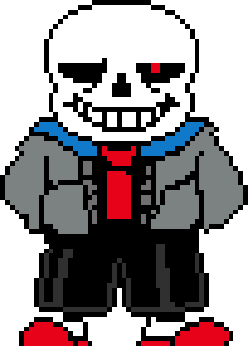 Me as sans/Phans sprite ANGRY