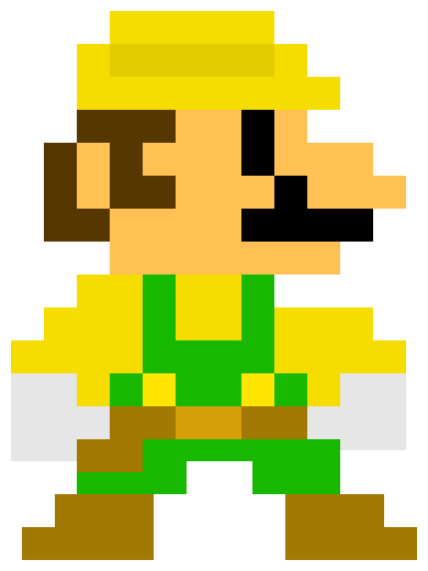[b8f80e] 8-Bit Luigi (SUPER MARIO MAKER 2)