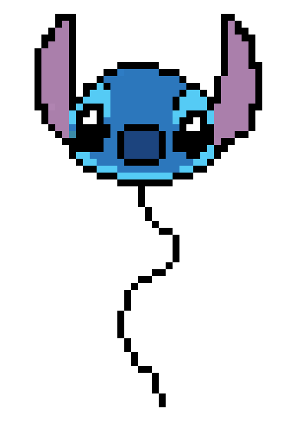 [900fee] stitch-balloon