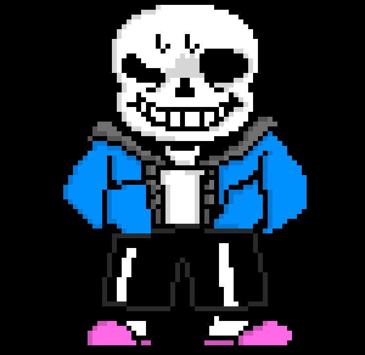 [49e9dc] Undertale Sans Sprite (colored
