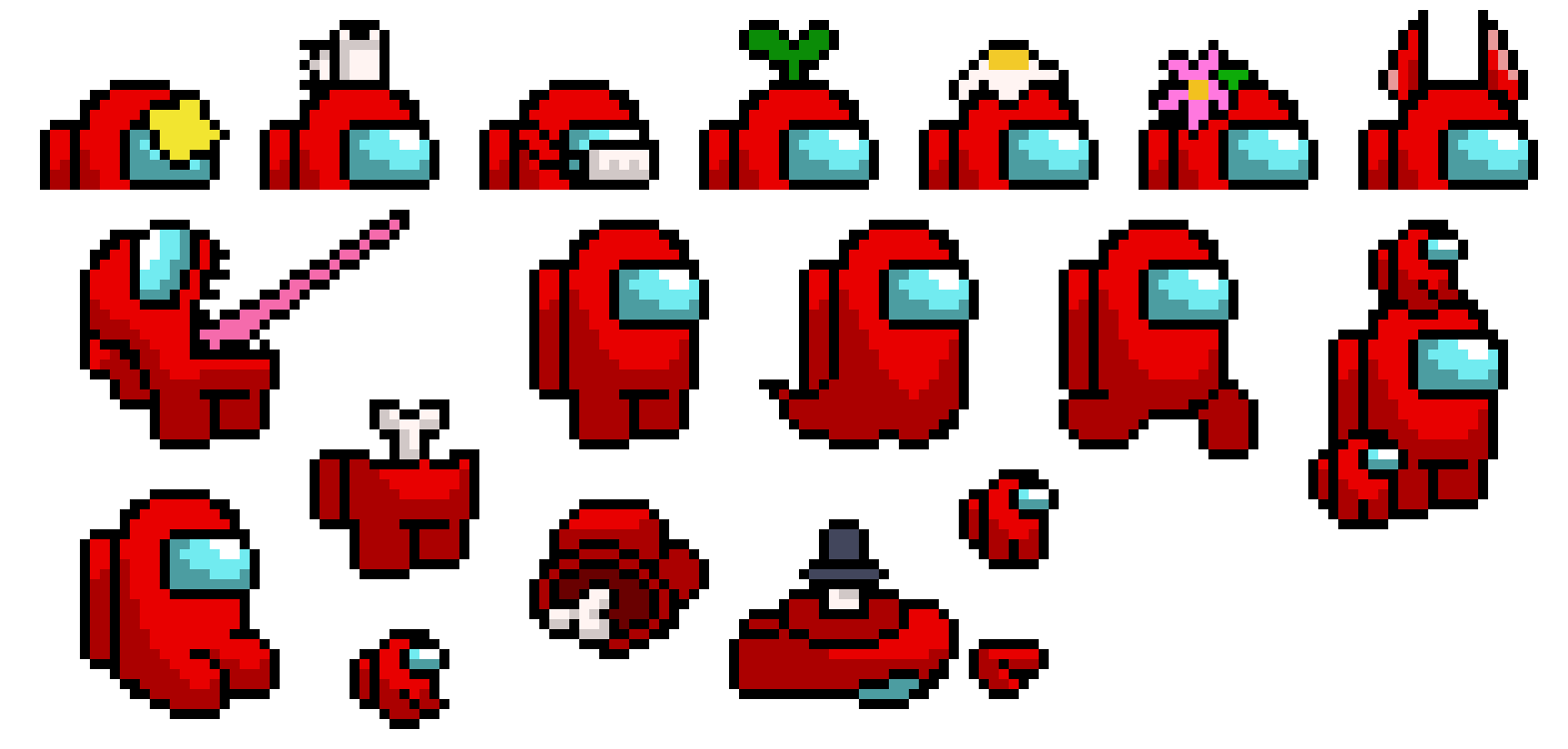 Among Us Sprites