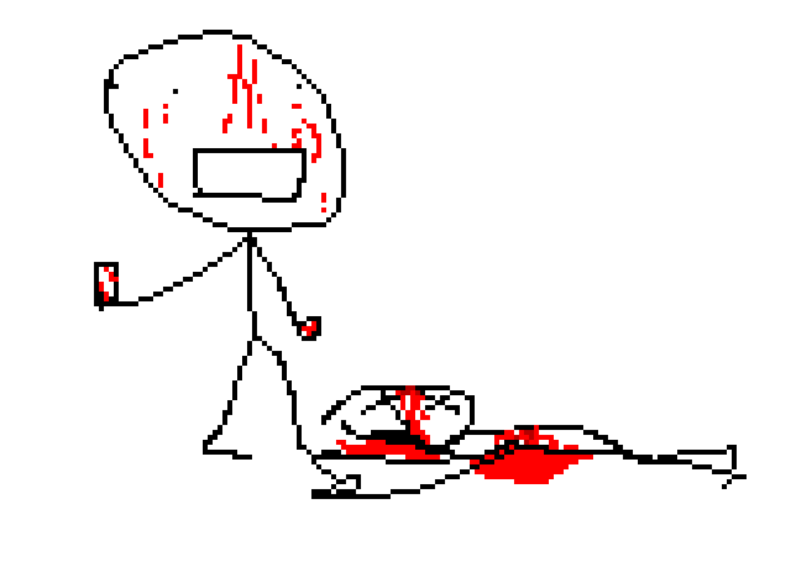 [c0ba55] stickman does tiktok dance over dead guy he just killed