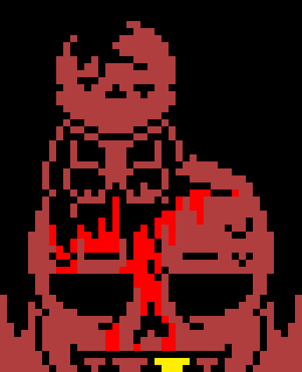 [7ce906] *(A fell verison of demented appeared for 2.5 seconds, then vanished.) -HorrorTale Sans