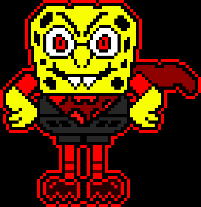 [9664c4] Spongebob Colored Sprite (Spongefell)