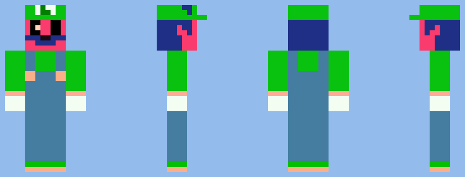 [ce1f24] Minecraft IHY Luigi Skin