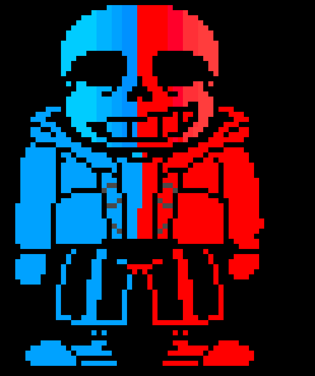 [67c7d6] MELANCHOLIA Sans Battle Sprite.