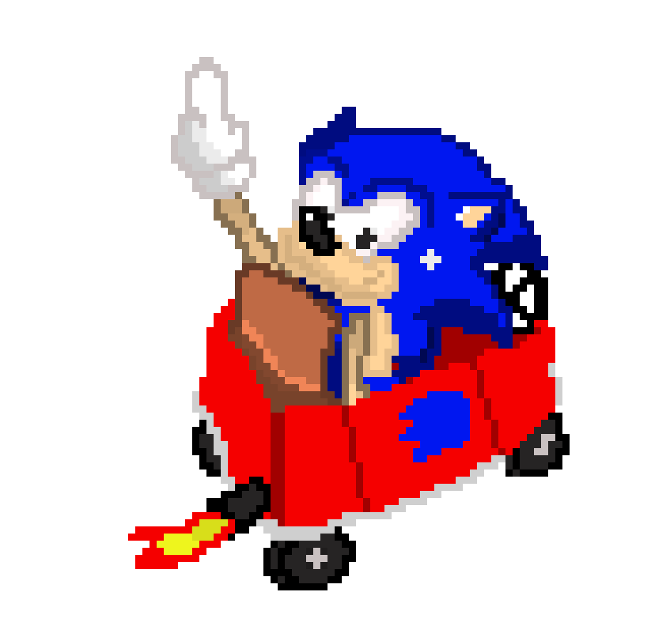 [9ef835] Sonic in a car