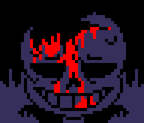 [7ce906] *(He'd then teleport back to where the evil sanses are.) -HorrorTale Sans